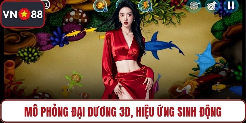 Mô phỏng đại dương 3D, hiệu ứng sinh động