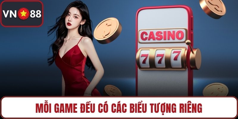 Mỗi game đều có các biểu tượng riêng