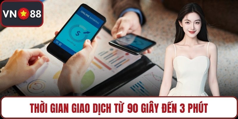 Thời gian giao dịch từ 90 giây đến 3 phút